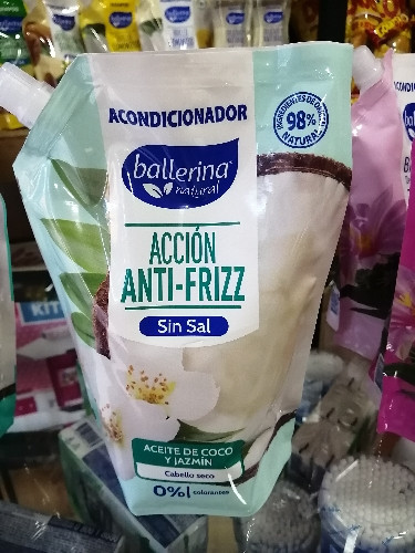 Imagen 1 de Acondicionador Ballerina AntiFrizz coco y jazmín 