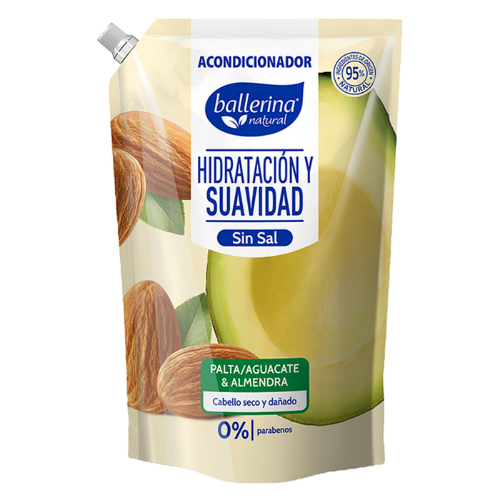 Imagen 1 de Acondicionador Ballerina Palta y Almendra (sin sal) 