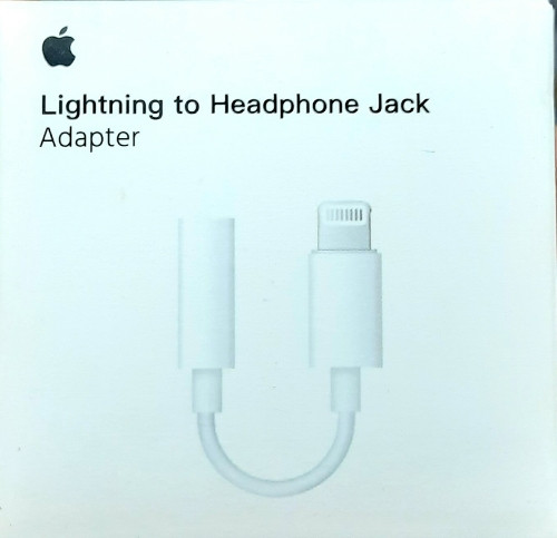 Imagen 1 de Adaptador de audífonos original  lighting a 3.5 mm