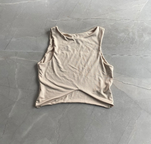 Imagen 1 de BLUSA CORTA MARFIL T-UNICA