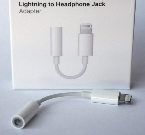 Imagen 1 de Adaptador Lightning 3,5mm para iphone 