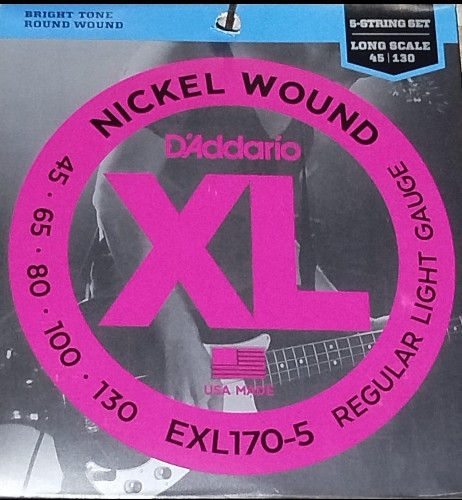 Imagen 1 de Cuerda para bajo de 5 cuerdas d,adario