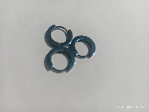 Imagen 1 de Arracada básica azul 