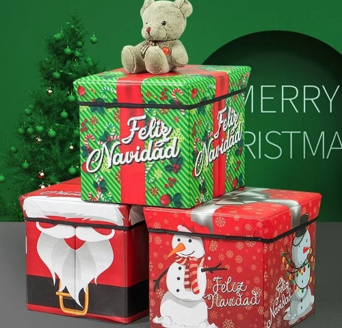 Imagen 1 de Asiento➕Caja guardatodo navideña