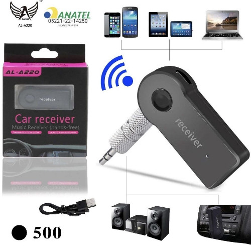 Imagem 1 de ADAPTADOR RECEPTOR BLUETOOTH USB MÚSICA P2 