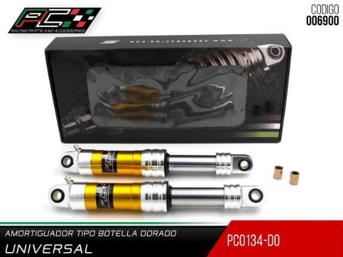 Imagen 1 de AMORTIGUADOR TIPO BOTELLA DORADO