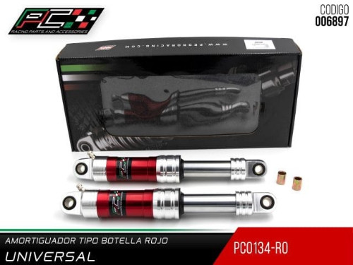 Imagen 1 de AMORTIGUADOR TIPO BOTELLA ROJO