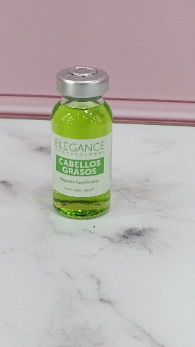 Imagen 1 de Ampolla Fortificante Cabello Graso Elegance 14ml