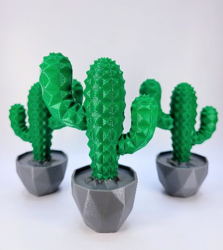 Imagem 1 de Kit 3 Cactos Decorativos