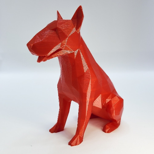 Imagem 1 de Bull Terrier Geométrico Decorativo