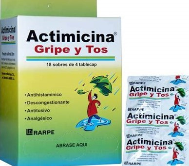 Imagen 1 de Actimicina gripe y tos 