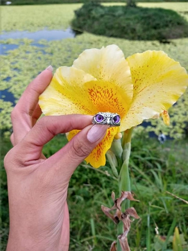 Imagen 1 de Anillo de búho ajustable 