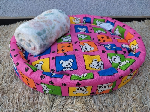 Imagem 1 de  Kit Caminha Pet + manta em soft 
