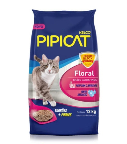 Imagem 1 de Areia sanitária para gatos Floral - 12 kg