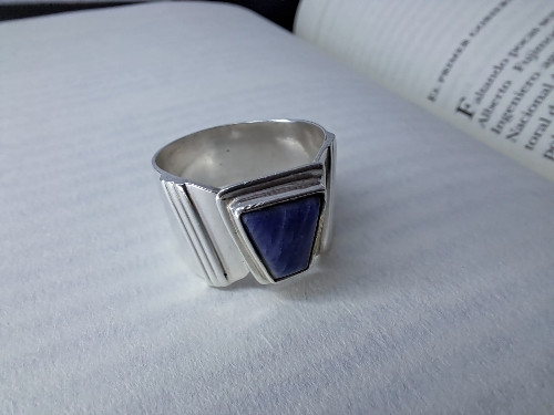 Imagen 1 de Anillo turco azul