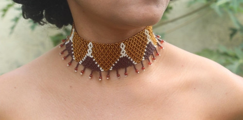 Imagen 1 de Juego de Choker avatar con zarcillos 