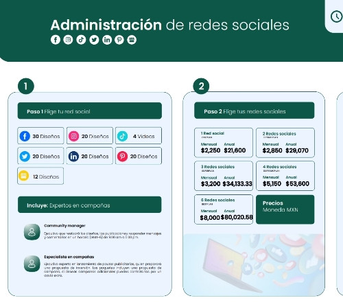 Imagen 1 de Superplan anual tres redes sociales 