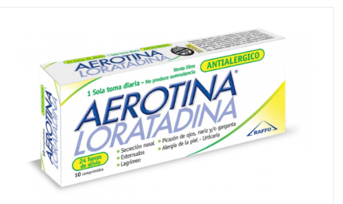 Imagen 1 de Aerotina x10 (antialérgico)