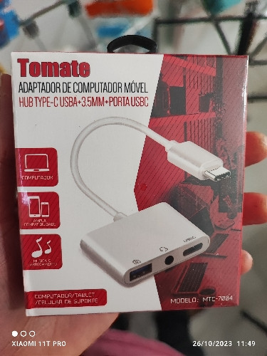 Imagem 1 de Adaptador HDMI tipo C tomate mtc 7004