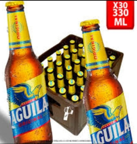 Imagen 1 de Canasta cerveza Aguila Original X 330 cc - FRIA