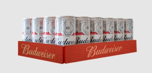 Imagen 1 de Bandeja cerveza Budweiser lata X 269 ML - ALCLIMA
