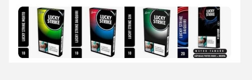 Imagen 1 de Cigarrillo Lucky Strike Azul - Medio por 10 unidades 