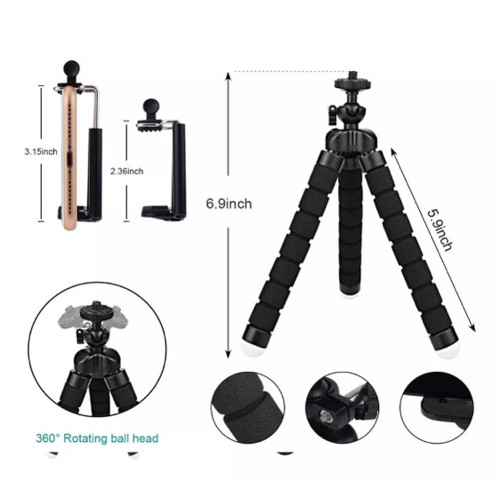 Imagen 1 de Mini Soporte Tripode Flexible con Sujetador