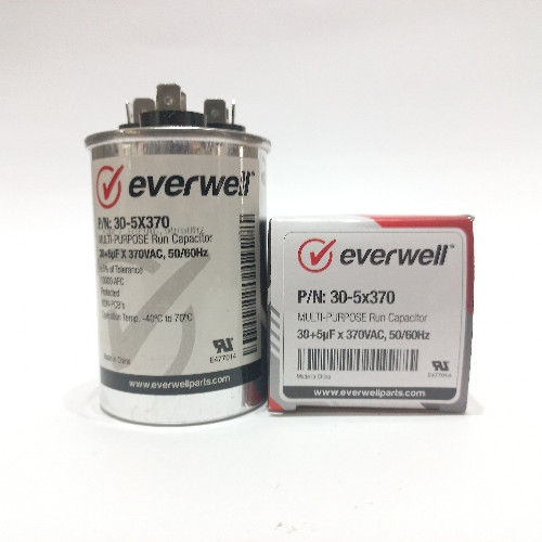 Imagen 1 de Capacitor Dual Everwell 30 + 5UF 370  vac