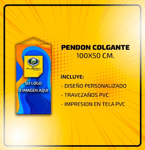 Imagen 1 de Pendon Colgante 100x50 cm