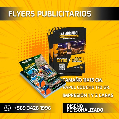 Imagen 1 de Flyers Promocionales 2 caras 
