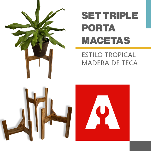 Image 1 of Portamacetas Estilo Tropical
