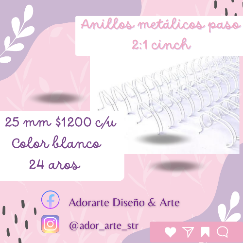 Imagen 1 de Anillo 25 mm blanco ????