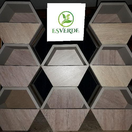 Imagen 1 de Canasta Hexagonal Madera