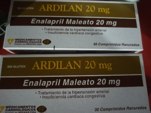 Imagen 1 de ANALAPRIL 20 MG