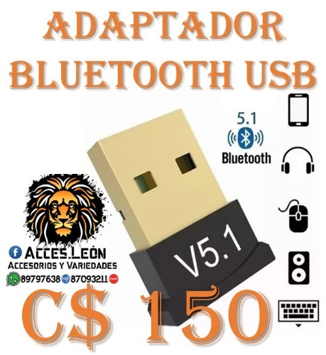 Imagen 1 de Adaptador Bluetooth USB