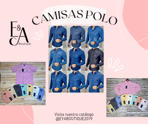 Imagen 1 de Camisas polo de caballeros 