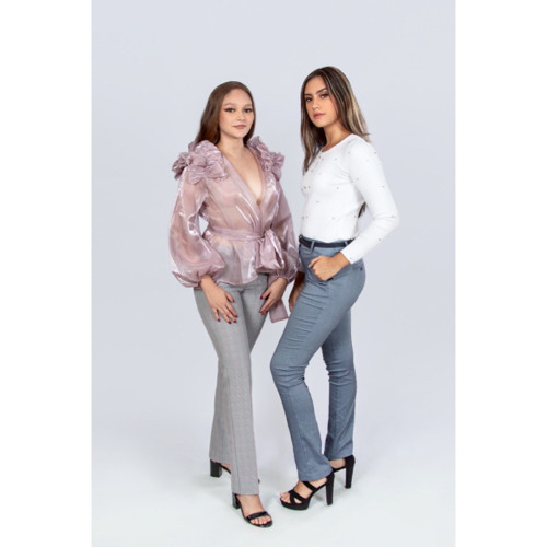 Imagen 1 de Abrigo Blanco Cristales 