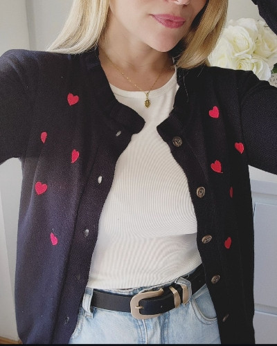 Imagen 1 de Cardigan Amour Negro