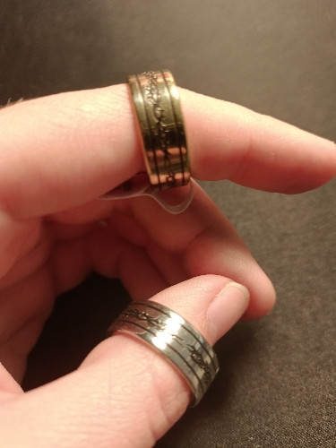 Imagen 1 de Anillo acero inox (plateado)