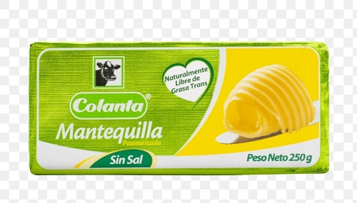 Imagen 1 de Mantequilla colanta sin sal x 250