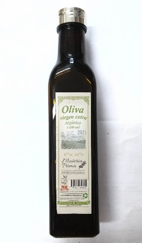 Imagen 1 de Aceite de Oliva Extra Virgen ORGANICO "Materia Prima" x 500 ml