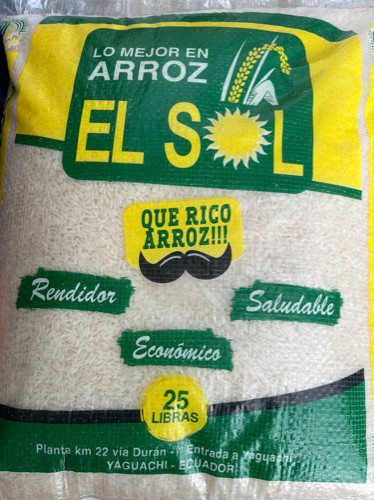 Imagen 1 de ARROBA ARROZ EL SOL MIL UNO 25L
