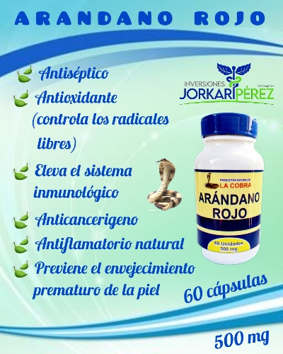 Imagen 1 de ARÁNDANO ROJO 60 cápsulas