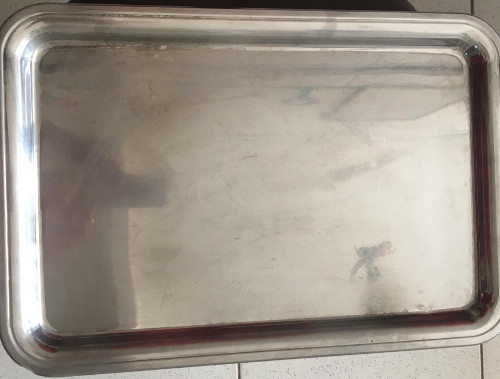 Imagem 1 de BANDEJA INOX RETANGULAR LISA