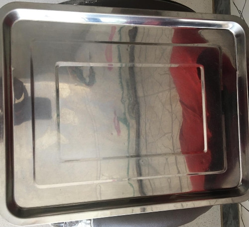 Imagem 1 de BANDEJA INOX RETANGULAR DETALHE