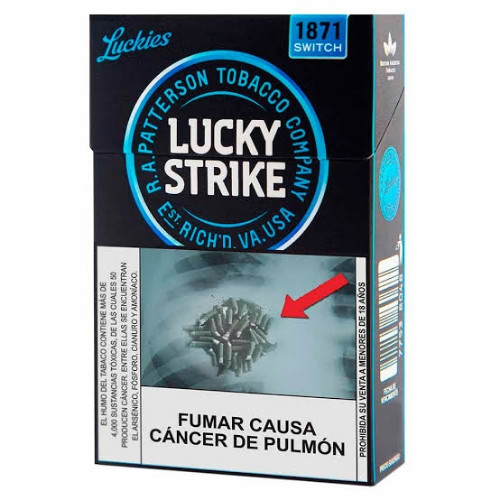 Imagen 1 de  Lucky strike menta cajetillas de 20 y 10 cigarros