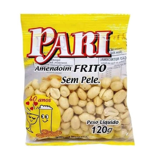 Imagem 1 de Amendoim Cartela com 5 pacotes 120g cada