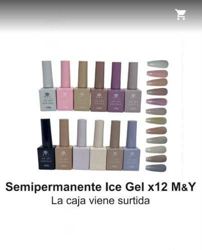 Imagen 1 de M&Y esmalte Semi. Ice Gel x 12