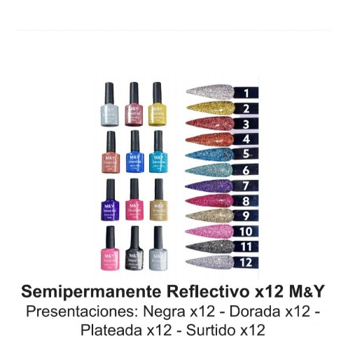 Imagen 1 de M&Y Esmalte semi. Reflectivo x 12