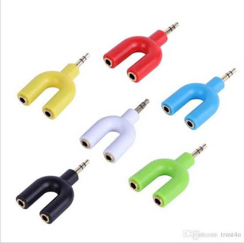 Imagen 1 de Adaptador Y para audífonos y micrófono 